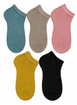 Set de 5 perechi sosete de bambus